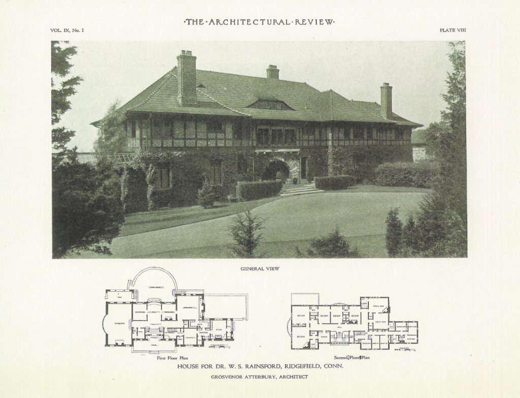 Photo and plans of Rainsford House