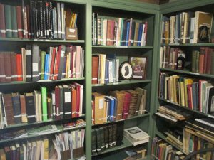 Historical Society library at the Scott House
