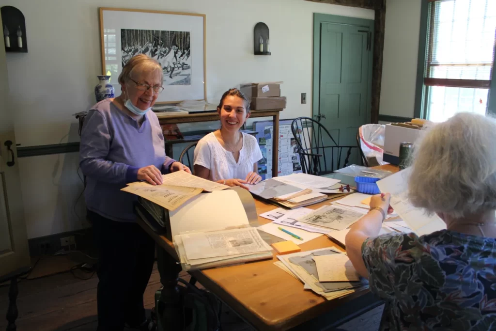 Working at the Ridgefield Historical Society