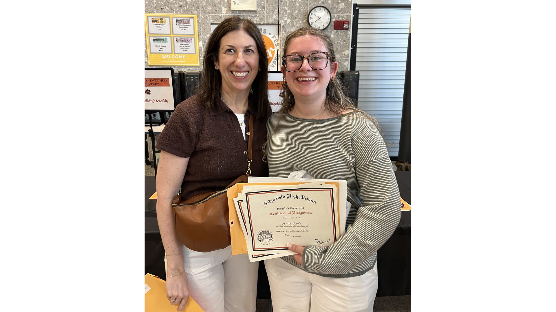 Ridgefield Historical Society Awards 2026 Scholarship to Pearce Steele